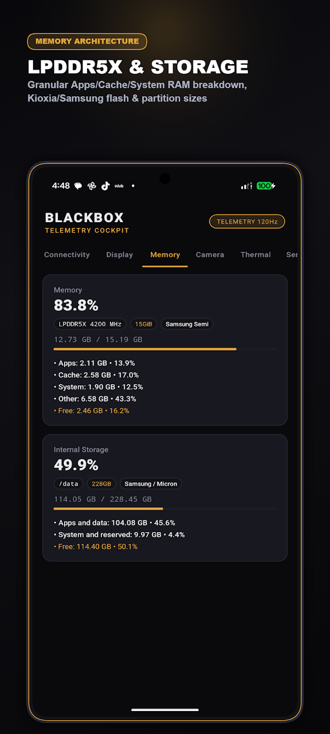 BlackBox: Device Info — Ukážka 4